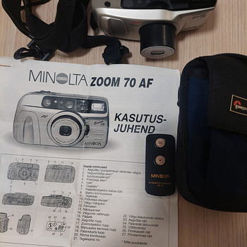 Продам винтажный фотоаппарат MINOLTA zoom 70 AF