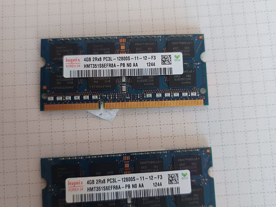 2x4GB DDR3 1600MHz SODIMM RAM для ноутбука HP