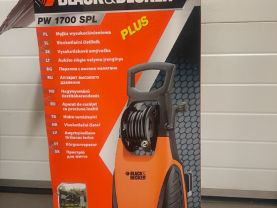Мойка высокого давления BLACK+DECKER PW1700SPL Plus, 1700 Вт