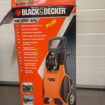 Мойка высокого давления BLACK+DECKER PW1700SPL Plus, 1700 Вт