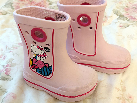 Резиновые сапоги Crocs Hello Kitty C6/7