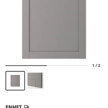 Uus IKEA ENHET köögikapp valamule, 60 × 60 × 75 cm.