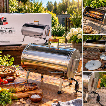Uus elektriline suitsuahi Grillinja 1250W