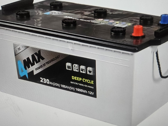 ТЯГОВЫЙ СВИНЦОВОКИСЛОТНЫЙ 230Ah 4Max АКУМ