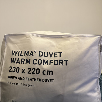 Wilma, Nordun - Soe udusuletekk valge - 230x220 cm