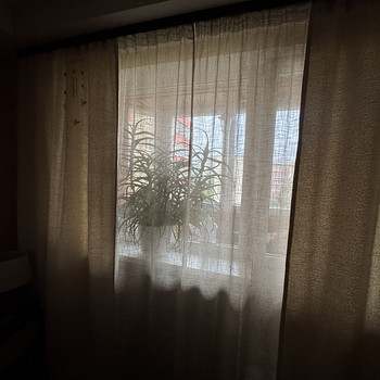 Kardin sand - 140x240 cm 2 tk Nagu UUS!