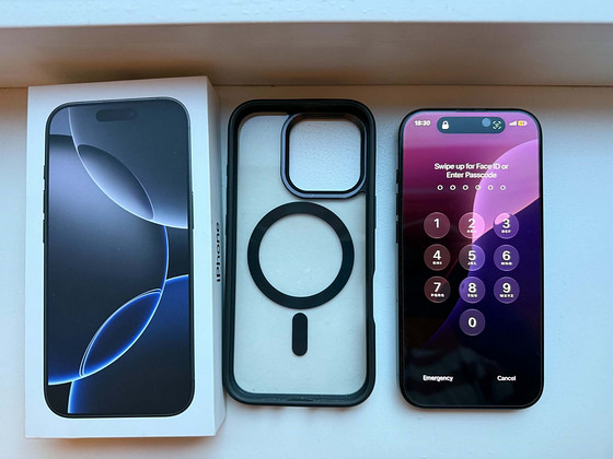 iPhone 16 Pro 128GB Black – heas seisukorras BH: 87%