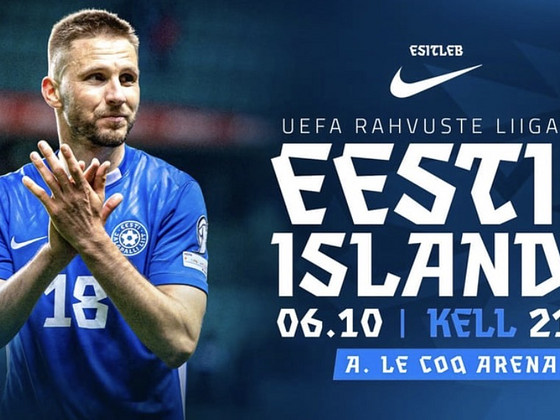 Jalgpallipiletid Eesti - Island 6.10