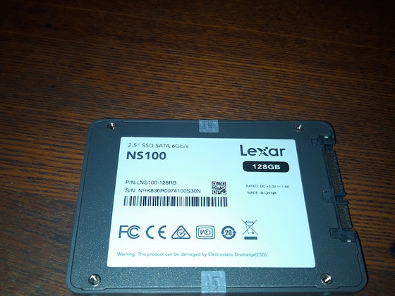 Ssd Lexar 128GB