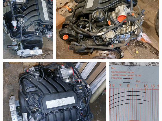 Двигатель BSE 1.6 MPI 75 кВт для Škoda, Volkswagen, Audi, Seat