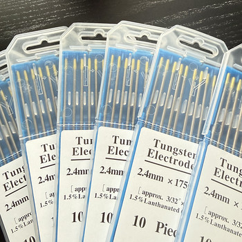 TIG volframelektroodid 2.4 mm (WL-15, kuldsed)
