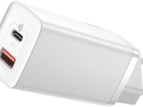 Baseus GaN2 Lite Quick Charger 65W with USB & Type-C