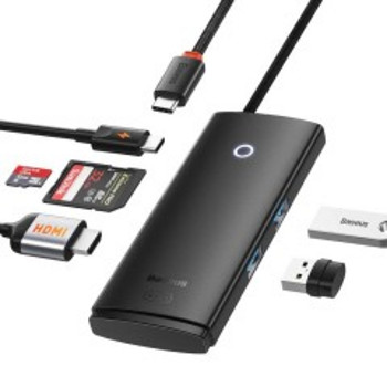 Hub Baseus OS Lite 6-Port Type-C to HDMI+USB3.0*2+PD+SD/TF
