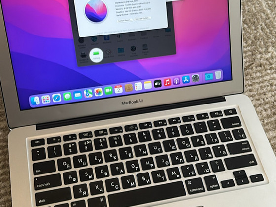 MacBook Air 13” 2017, 256 ГБ SSD
