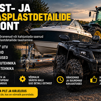 Plasti- ja klaasplastdetailide remont