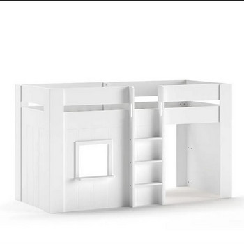 VIPACK Reno кровать-домик 90x200 см, белая