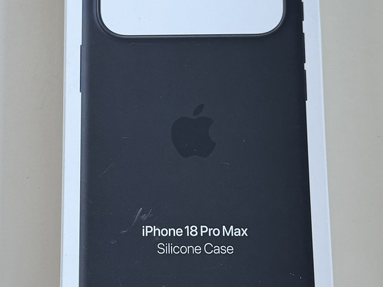 Apple iPhone 18 Pro Max Silicone Case with Magsafe , Black