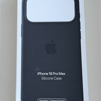 Apple iPhone 18 Pro Max Silicone Case with Magsafe , Black