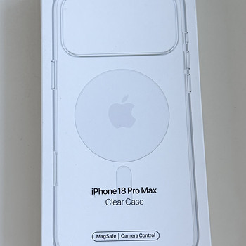 Apple iPhone 18 Pro Max Clear Case with MagSafe