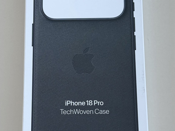 Apple iPhone 18 Pro TechWoven Case with MagSafe , Black
