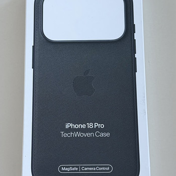 Apple iPhone 18 Pro TechWoven Case with MagSafe , Black