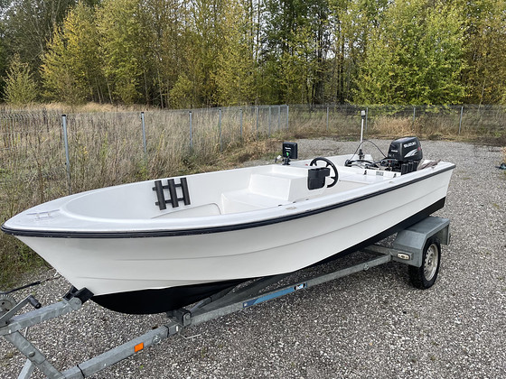 Моторная лодка Vator 14R с мотором Suzuki 15hp