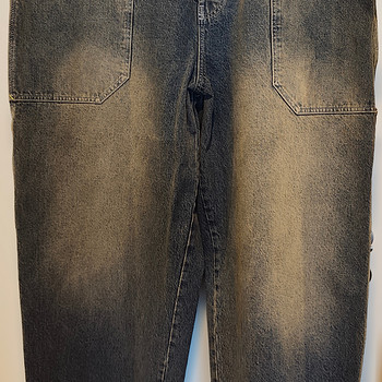 COLLUSION X008 Unisex Skater Jeans Greywash 3XL,baggy/wide