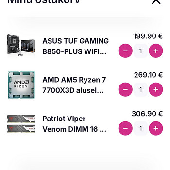 7700x3d combo