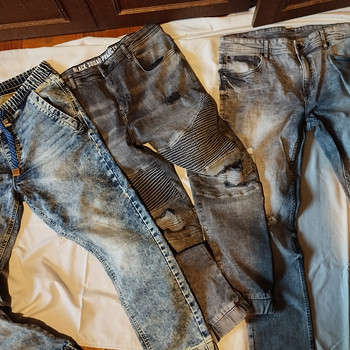 Streetwear teksad / ripped jeans komplekt