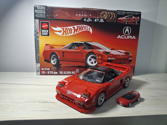 Серия Mattel Brick Shop '90 Acura NSX