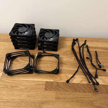 Noctua NF-A12X25 PWM black 120 mm fan 7 pcs