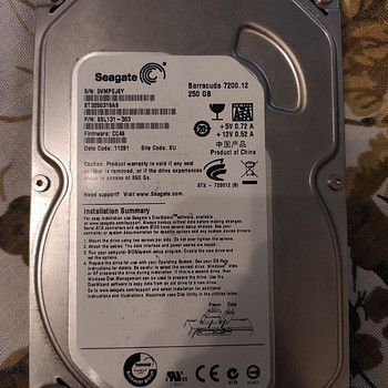 Kõvaketas Seagate Barracuda 250 GB (ST3250318AS) / Жесткий д