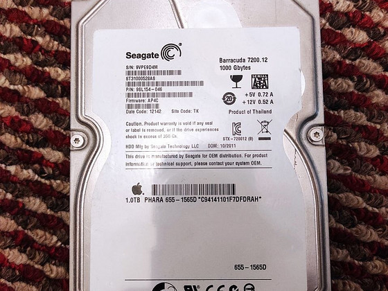 Kõvaketas Seagate Barracuda 7200.12 1 TB (ST31000528AS) / Же