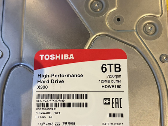 Продаются б/у жёсткие диски 6TB