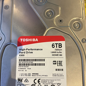 Продаются б/у жёсткие диски 6TB