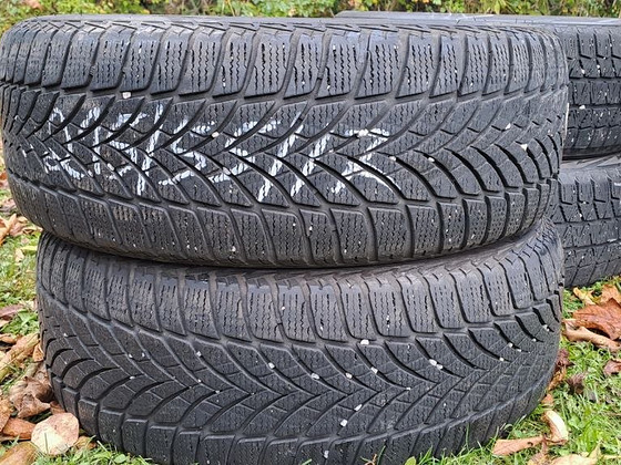 M+S 215 55 17, Goodyear UltraGrip Ice 2, 98T, 3621, 6-7 мм