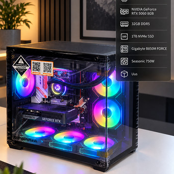 НОВЫЙ игровой компьютер С ГАРАНТИЕЙ | Ryzen 5 9600X | RTX 5060 | 32
