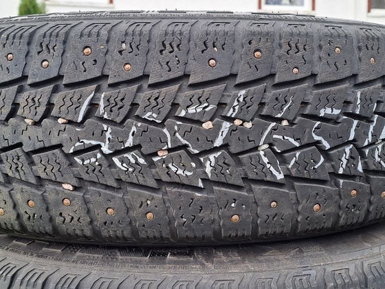 Шипованные шины 205 65 16c, Kumho Powergrip KC11, 107/105R, 7мм