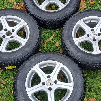 Литые диски Toora R15 + шины Nokian Citroën / Peugeot