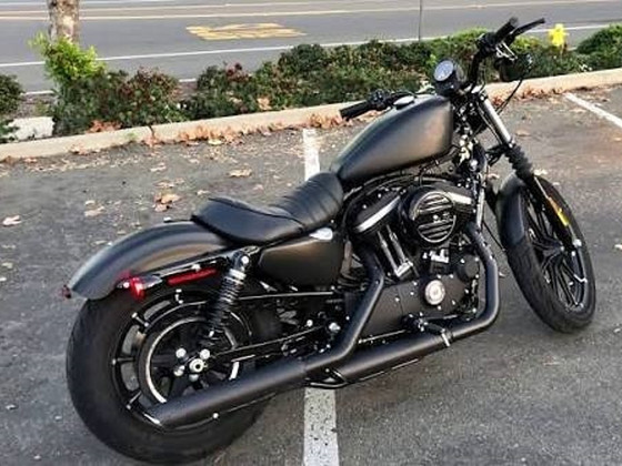 Harley Davidson VINCE&HINCE Sportster Iron SLIP-ON BLACK