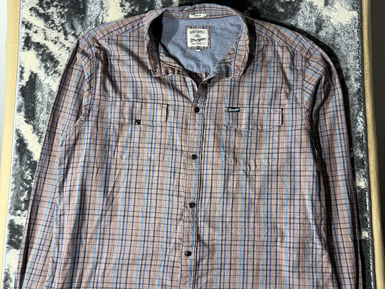 Клетчатая рубашка Wrangler в стиле вестерн, рабочая одежда, размер XXL