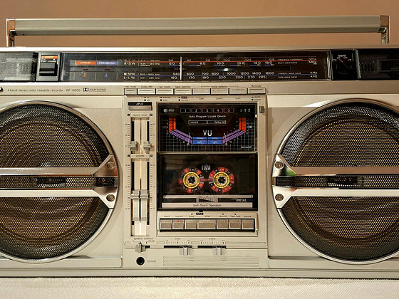 SHARP GF-9000 Винтажный кассетный радиомагнитофон Boombox