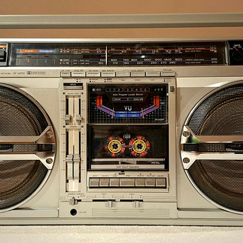 SHARP GF-9000 Vintage kassetiraadio Boombox