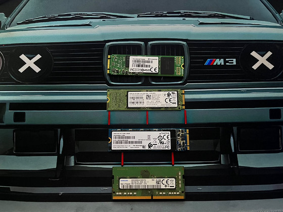 3x-Жестких дисков формата SSD M2 128gb