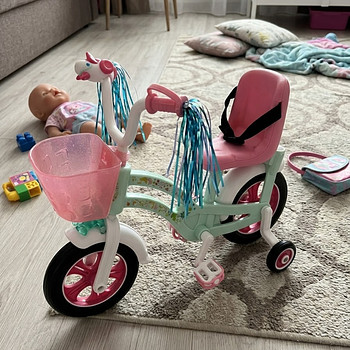 Baby Born велосипед для куклы (подходит для кукол 43 см), с корзиной и укр