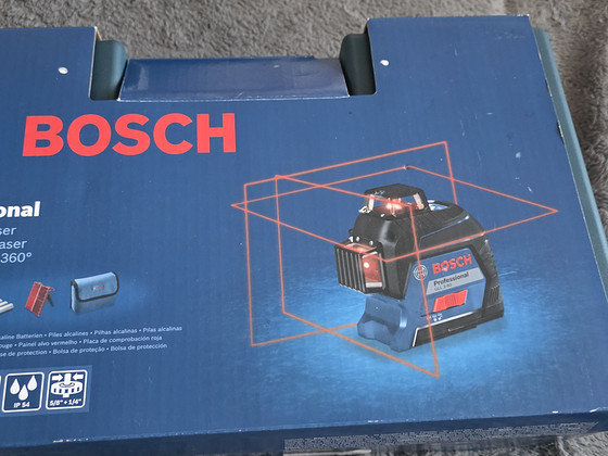 Bosch Professional GLL 3-80 joonlaser 3 x 360 punane laser