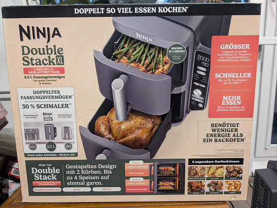 Аэрофритюрница Ninja Double Stack XL 9.5L