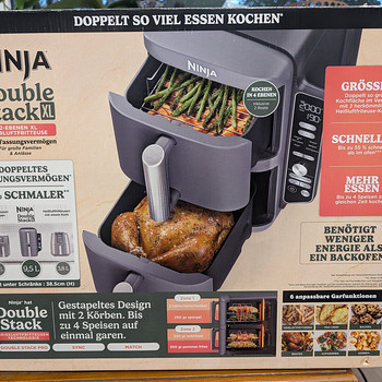 Аэрофритюрница Ninja Double Stack XL 9.5L