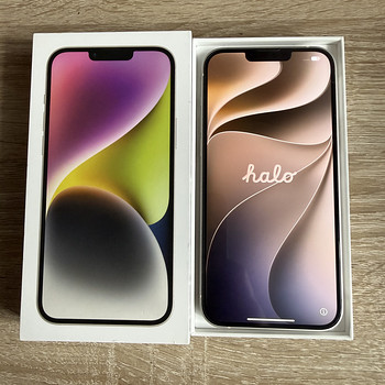 iPhone 14 Plus — белый (Starlight)
