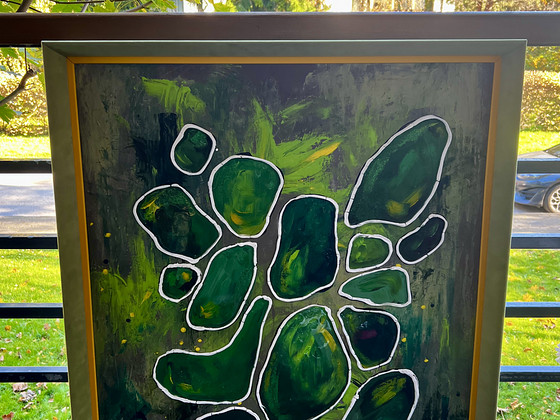 Maal, mixed media - 96cm x 76cm